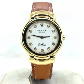 Rolex Cellini 6622 Yellow gold White