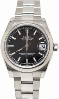 Rolex Datejust 31 178240 Stainless steel Black