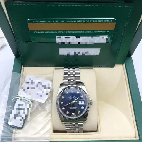 Rolex Datejust 36 116234 36mm Stainless steel Blue