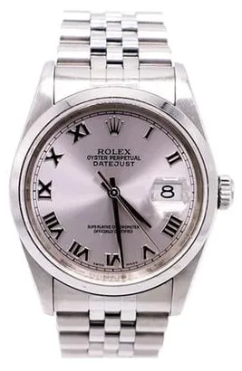 Rolex Datejust 36 16200 36mm Stainless steel Silver