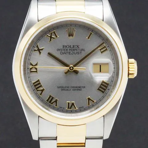 Rolex Datejust 36 16203 36mm Yellow gold and Stainless steel Gray