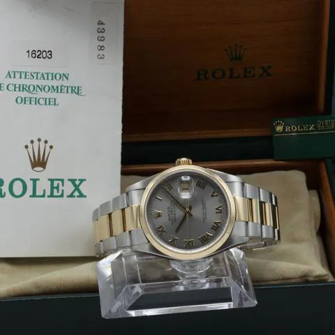 Rolex Datejust 36 16203 36mm Yellow gold and Stainless steel Gray 1