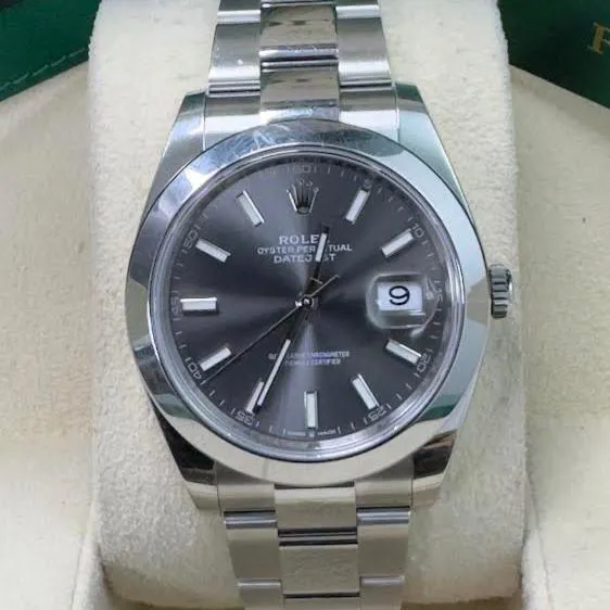 Rolex Datejust 41 126300-0007 41mm Oystersteel Gray