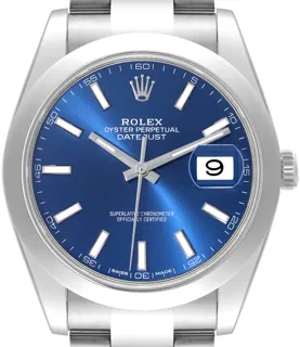 Rolex Datejust 41 126300 Stainless steel Blue