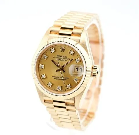 Rolex Datejust 69178G 26mm Yellow gold Blue 1