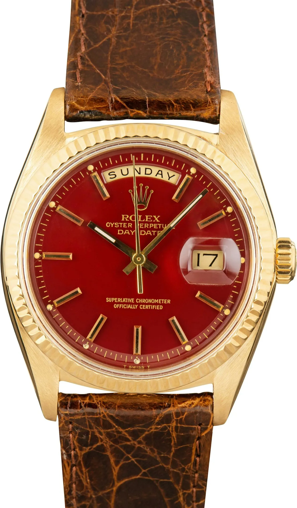 Rolex Day-Date 36 1803 36mm Yellow gold Oxblood 1