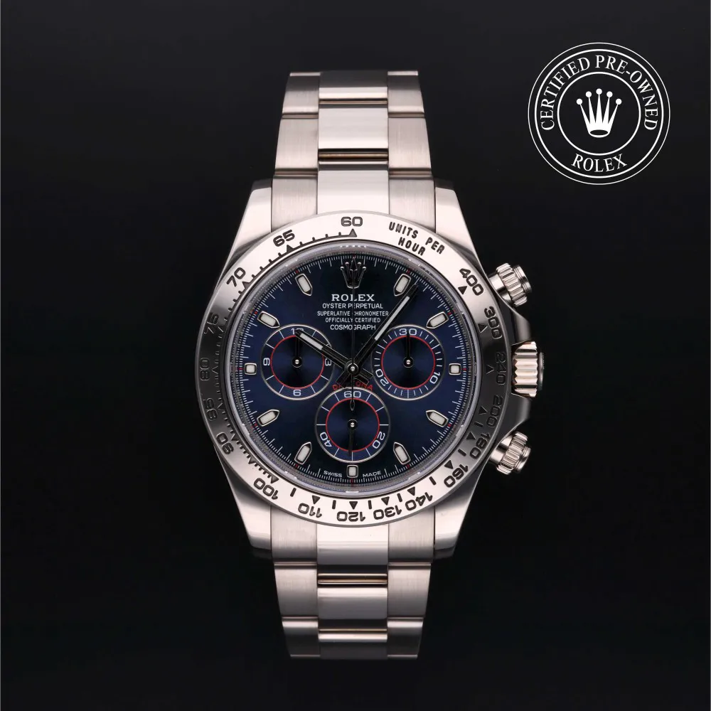 Rolex Daytona 116509-0071 40mm White gold Blue