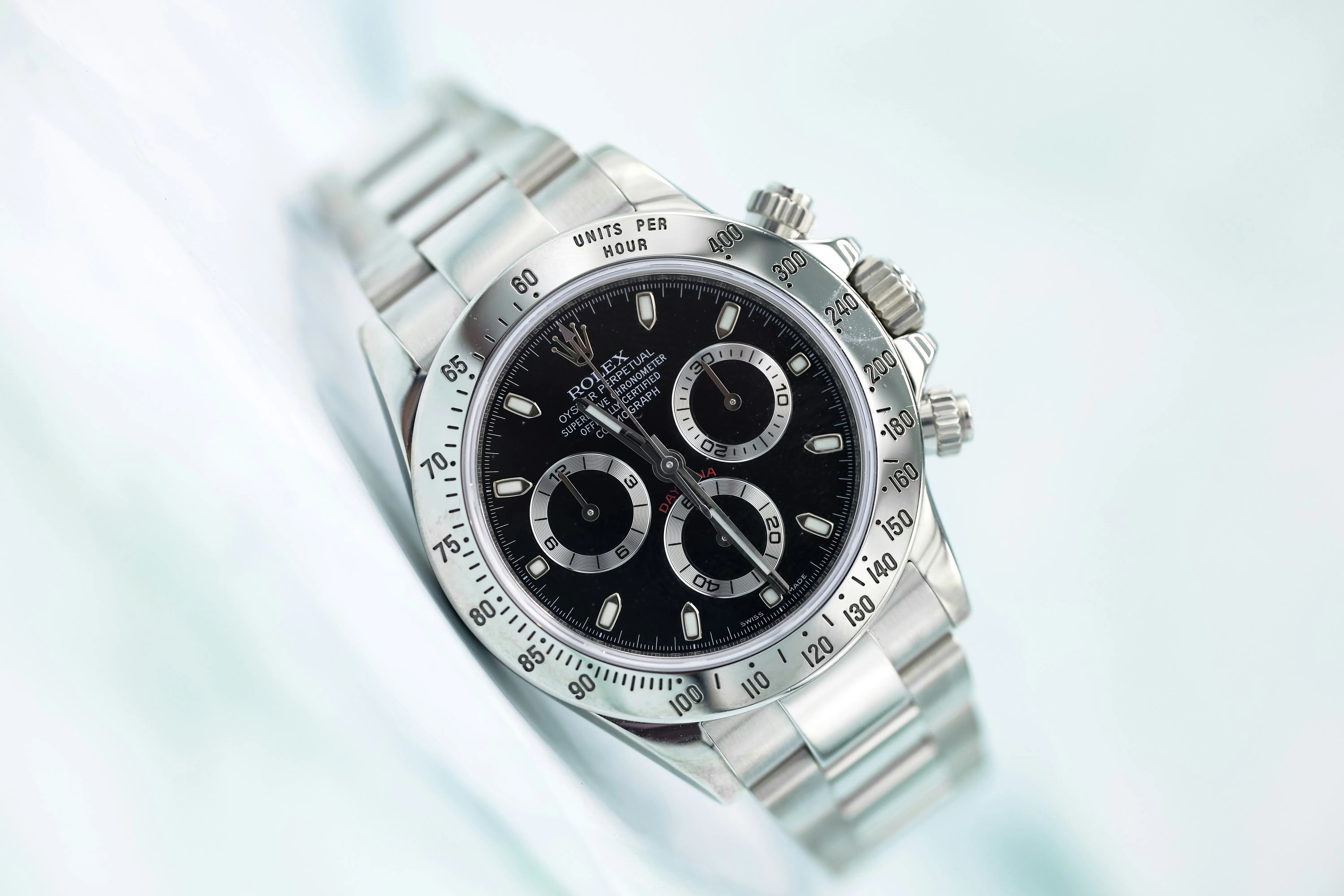 Rolex Daytona 116520 40mm Stainless steel Black 2