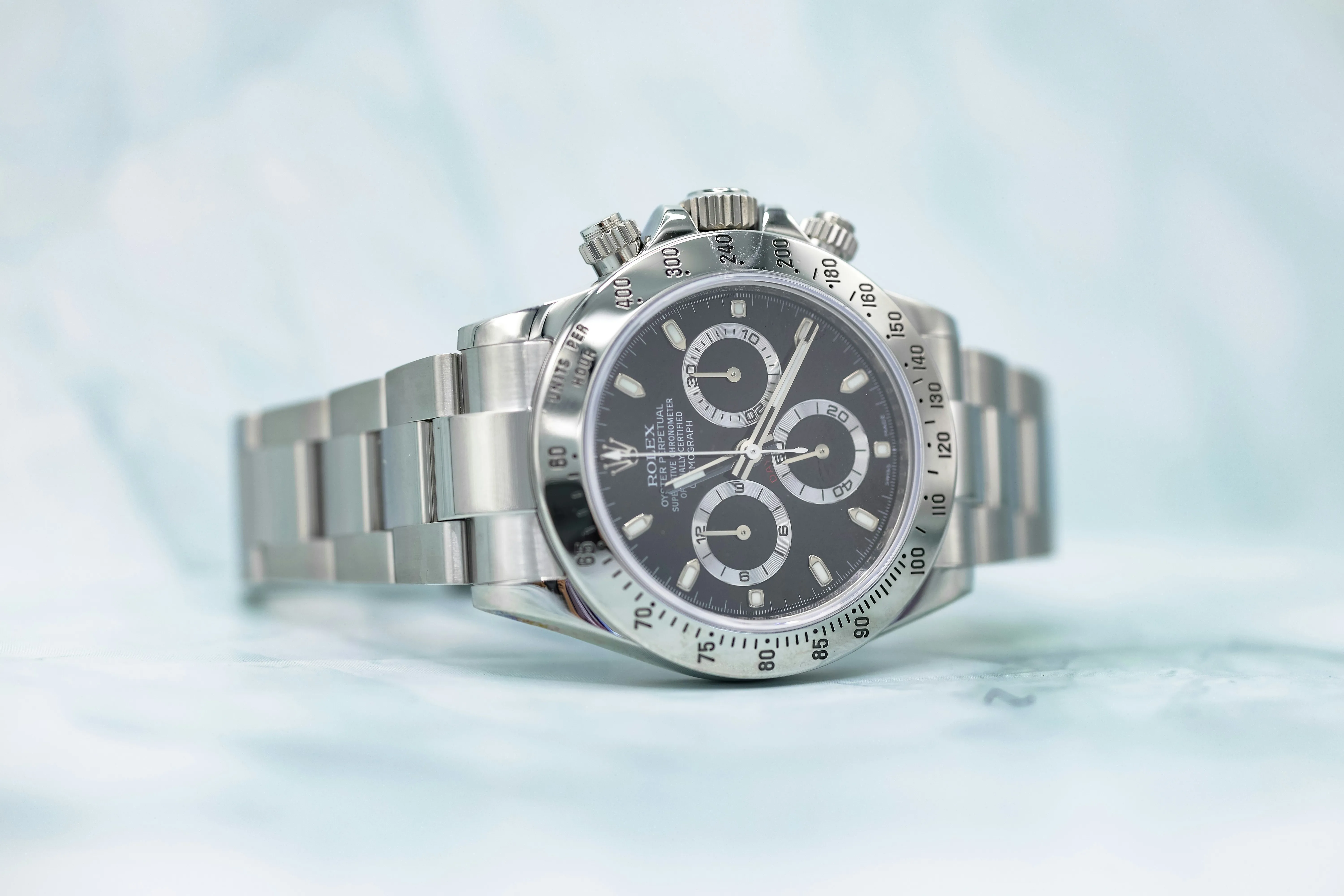 Rolex Daytona 116520 40mm Stainless steel Black 3