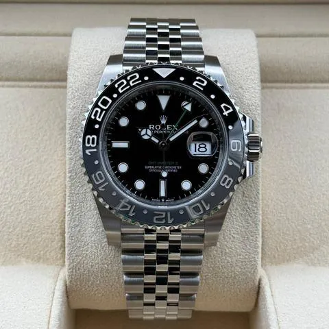 Rolex GMT-Master II 126710GRNR 40mm Stainless steel Black