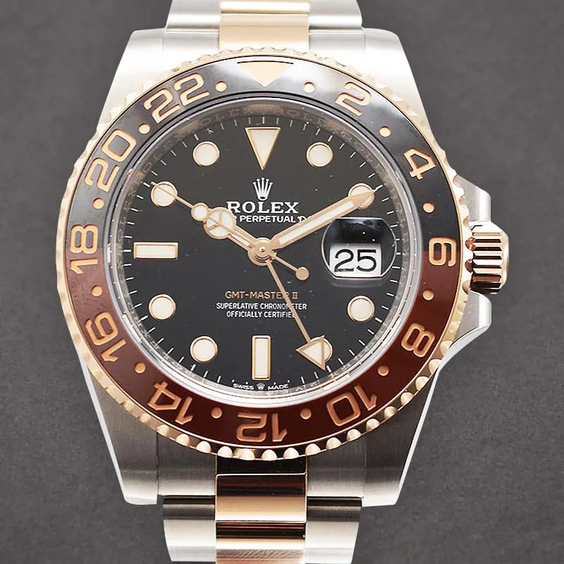 Rolex GMT-Master II 126711CHNR-0002 40mm Oystersteel and Everose gold Black