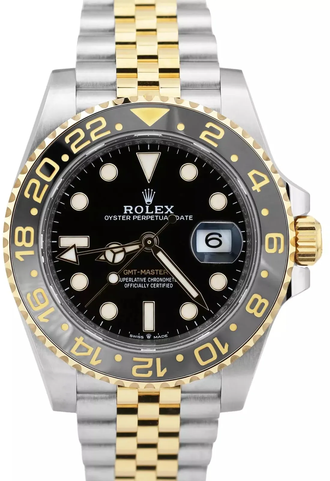 Rolex GMT-Master II 126713GRNR-0001 40mm Yellow gold and Oystersteel Black