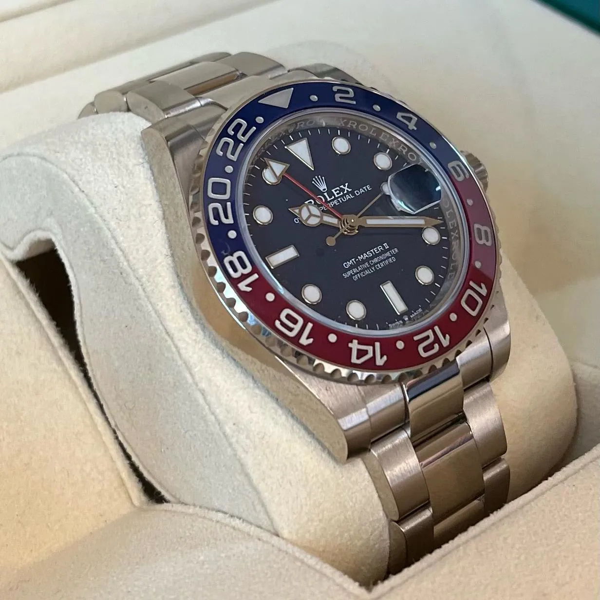 Rolex GMT-Master II 126719BLRO-0003 40mm 18k white gold Blue 2