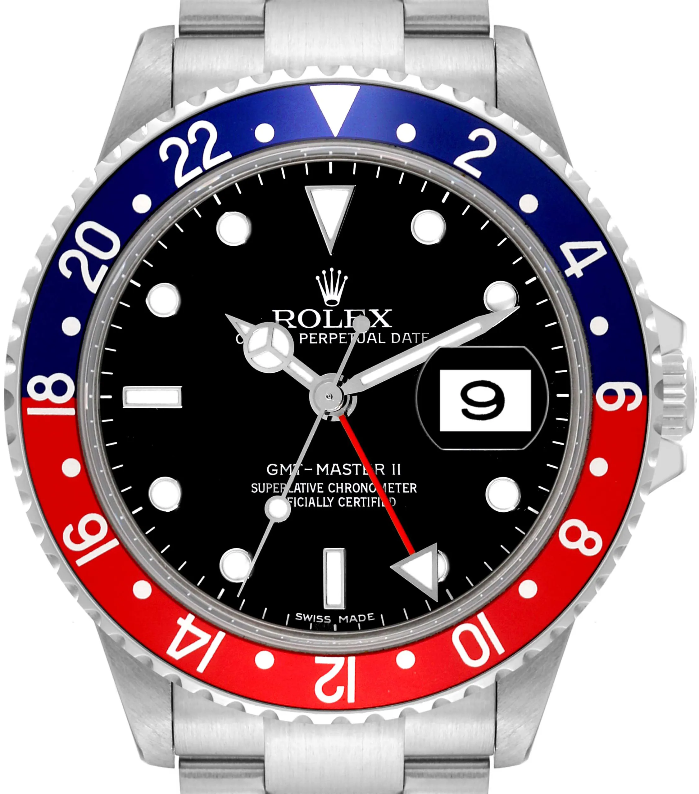 Rolex GMT-Master II 16710 40mm Stainless steel Black