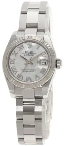 Rolex Lady-Datejust 179174NR 26mm Stainless steel White