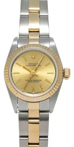 Rolex Oyster Perpetual 67193 24mm Stainless steel Silver