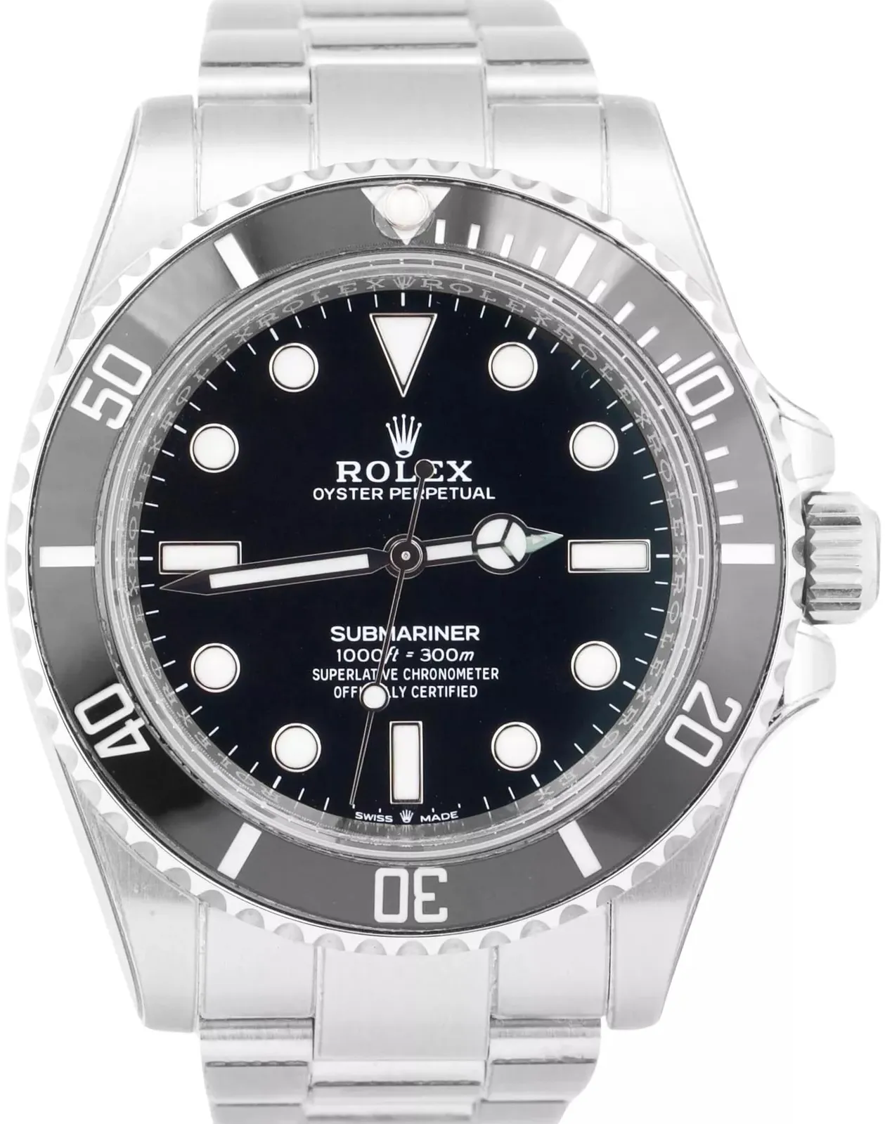 Rolex Submariner 124060-0001 41mm Oystersteel Black