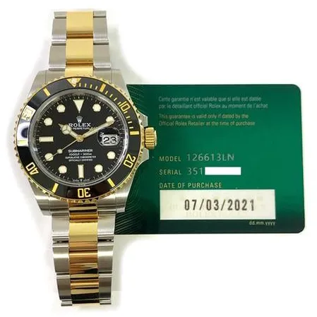 Rolex Submariner 126613LN 41mm Stainless steel Black 1