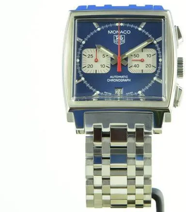 TAG Heuer Monaco CW2113-0 38mm Stainless steel Blue 3