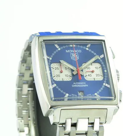 TAG Heuer Monaco CW2113-0 38mm Stainless steel Blue 4