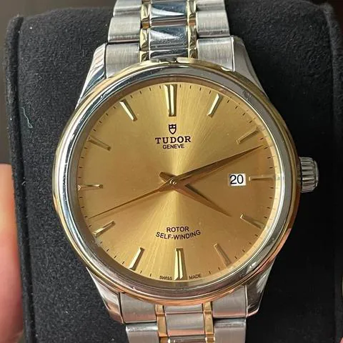 Tudor Style 12703 41mm Yellow gold and Stainless steel Champagne