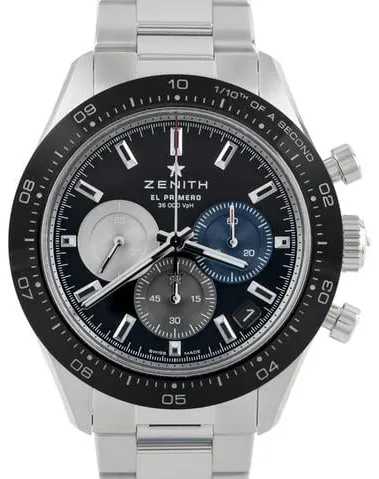 Zenith Chronomaster Sport 03.3100.3600/21.M3100 41mm Stainless steel Black 1