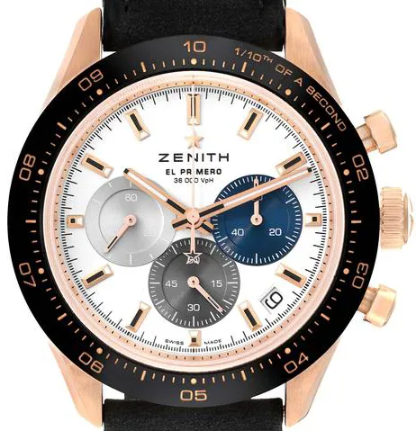 Zenith Chronomaster Sport 18.3100.3600/69.C920 41mm Rose gold Silver