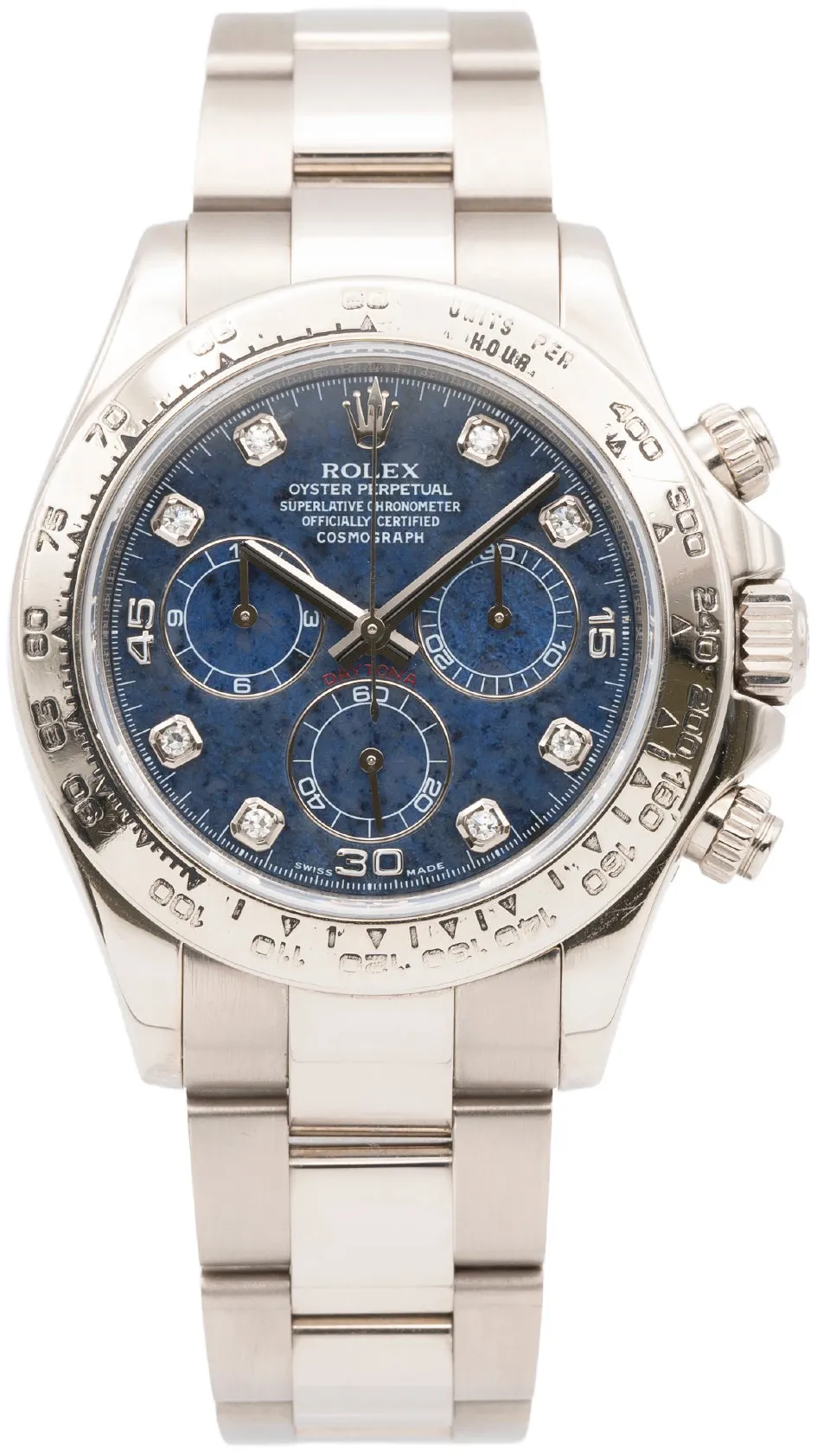 Rolex Daytona 116509 40mm White gold Sodalite and Diamond