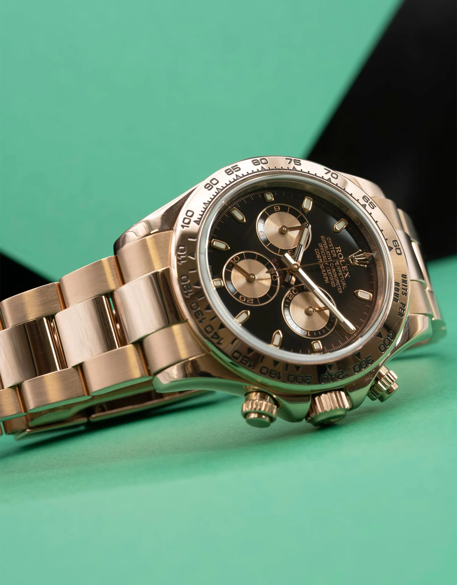 Rolex Daytona 116505 40mm Rose gold Black 5