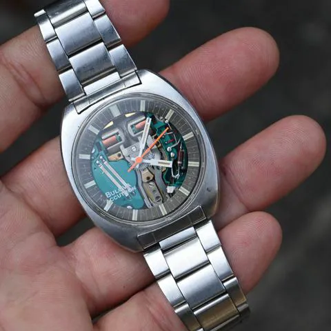 Bulova Accutron 38mm Stainless steel Silver