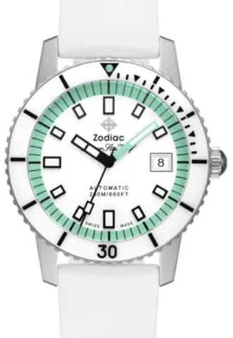 Zodiac ZO9309 40mm Stainless steel White