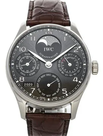 IWC Portugieser IW502218 42.5mm White gold Gray