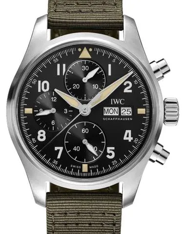 IWC Pilot IW387901 41mm Stainless steel Black