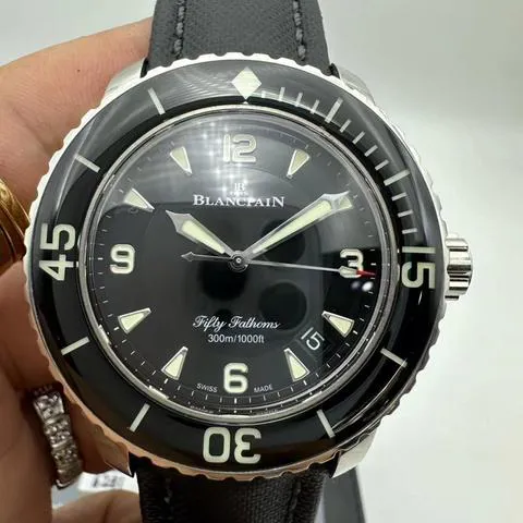 Blancpain Fifty Fathoms 5015-1130-52 45mm Stainless steel Black