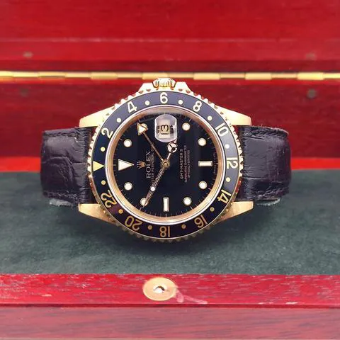 Rolex GMT-Master II 16718 40mm Yellow gold Black 1