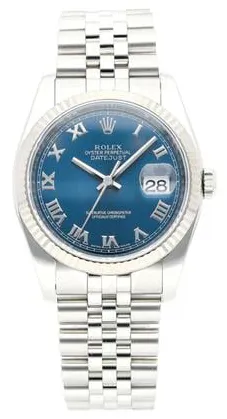 Rolex Datejust 36 116234 36mm Stainless steel Blue