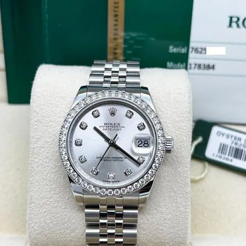 Rolex Datejust 31 178384 31mm Stainless steel Silver