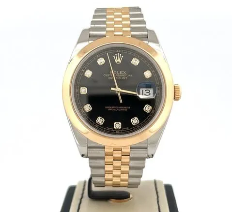 Rolex Datejust 41 126303 41mm Yellow gold Black