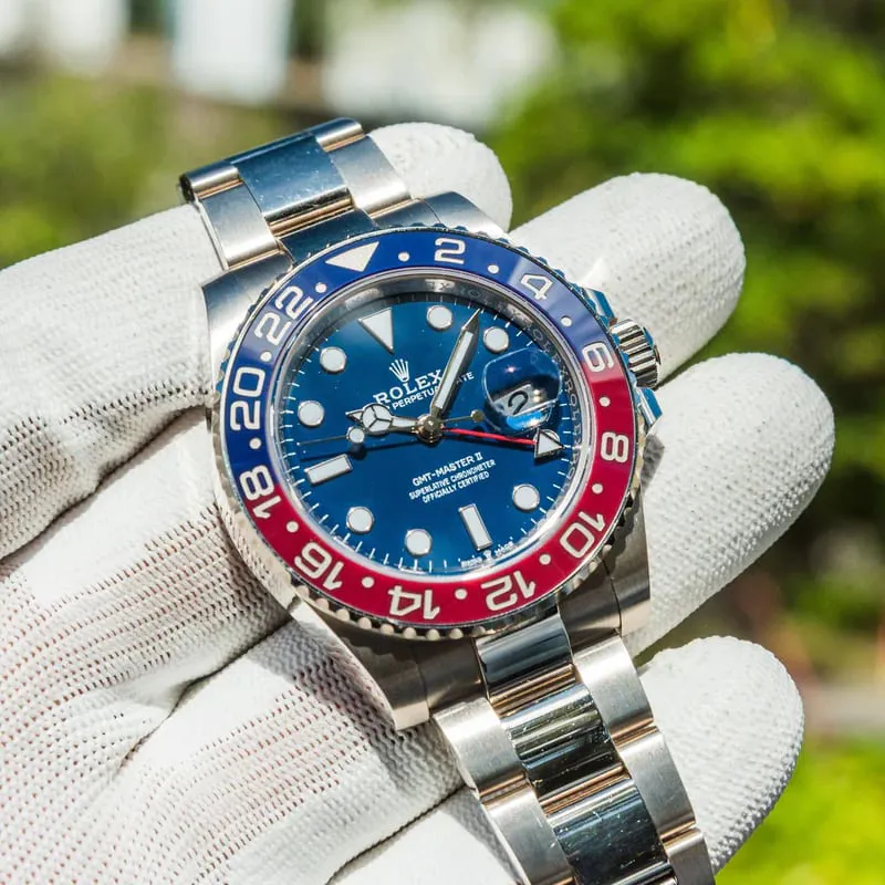 Rolex GMT-Master II 126719BLRO-0003 40mm 18k white gold Blue 1