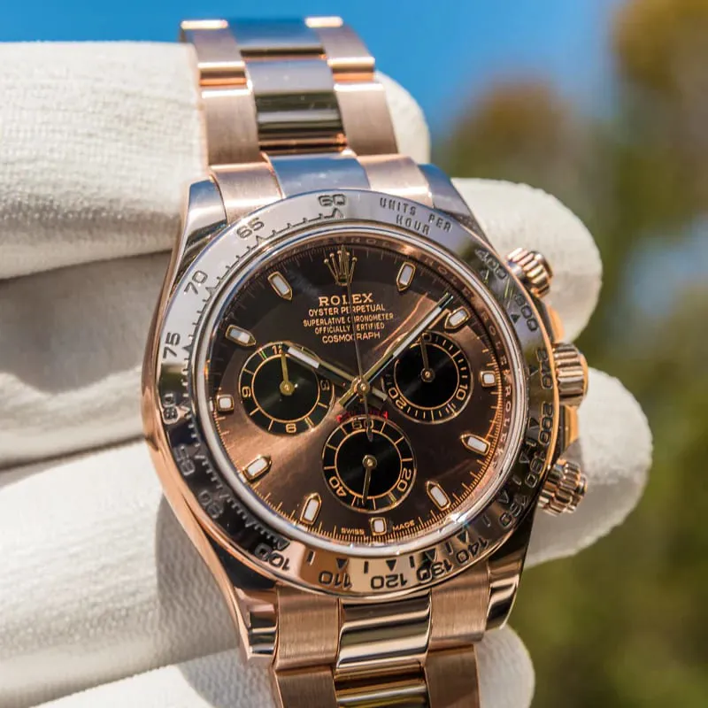 Rolex Daytona 116505-0013 40mm Rose gold Brown