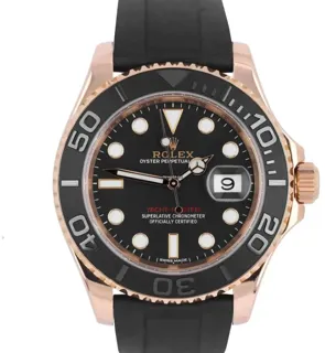 Rolex Yacht-Master 126655-0002 Everose gold Black