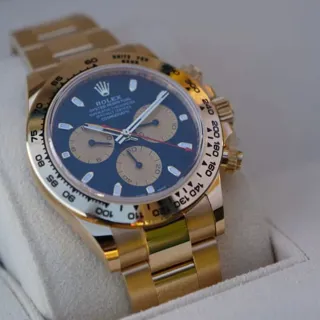 Rolex Cosmograph Daytona 116508-0009 Yellow gold Black