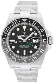 Rolex GMT-Master II 126710GRNR-0004 Stainless steel Black