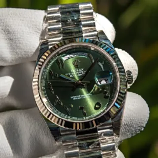 Rolex Day-Date 40 228236 Platinum Green