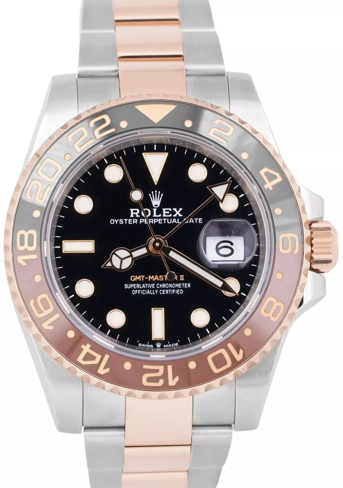 Rolex GMT-Master II 126711CHNR-0002 40mm Oystersteel and Everose gold Black