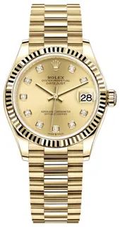 Rolex Datejust 278278-0009 Yellow gold Champagne