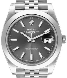 Rolex Datejust 41 126300-0008 Stainless steel Gray