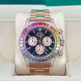 Rolex Daytona 116595RBOW-0001 Rose gold Black