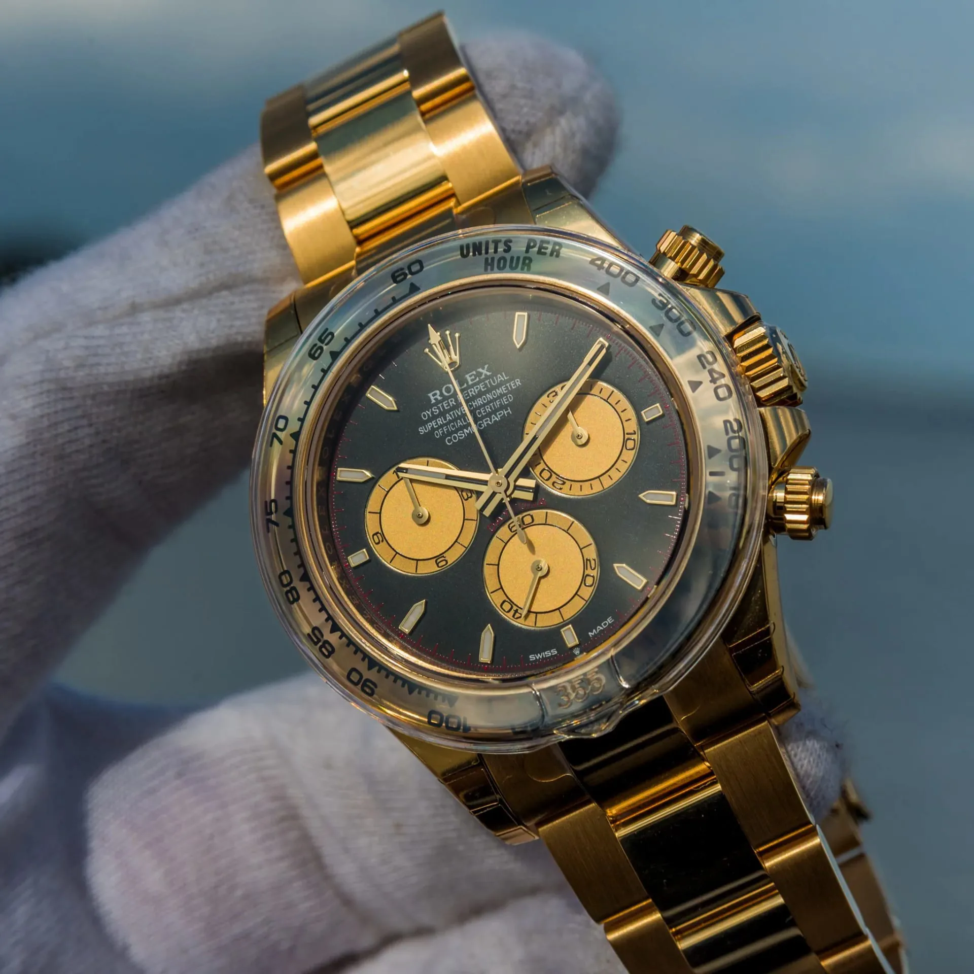 Rolex Daytona 126508-0002 40mm 18k yellow gold Black