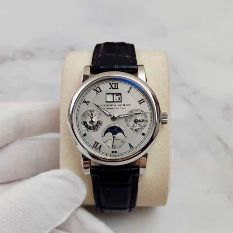 A. Lange & Söhne Langematik Perpetual 310.025 38.5mm Platinum Silver